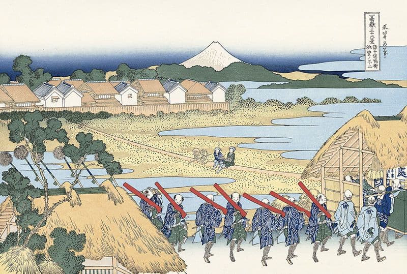 従千住花街眺望ノ不二