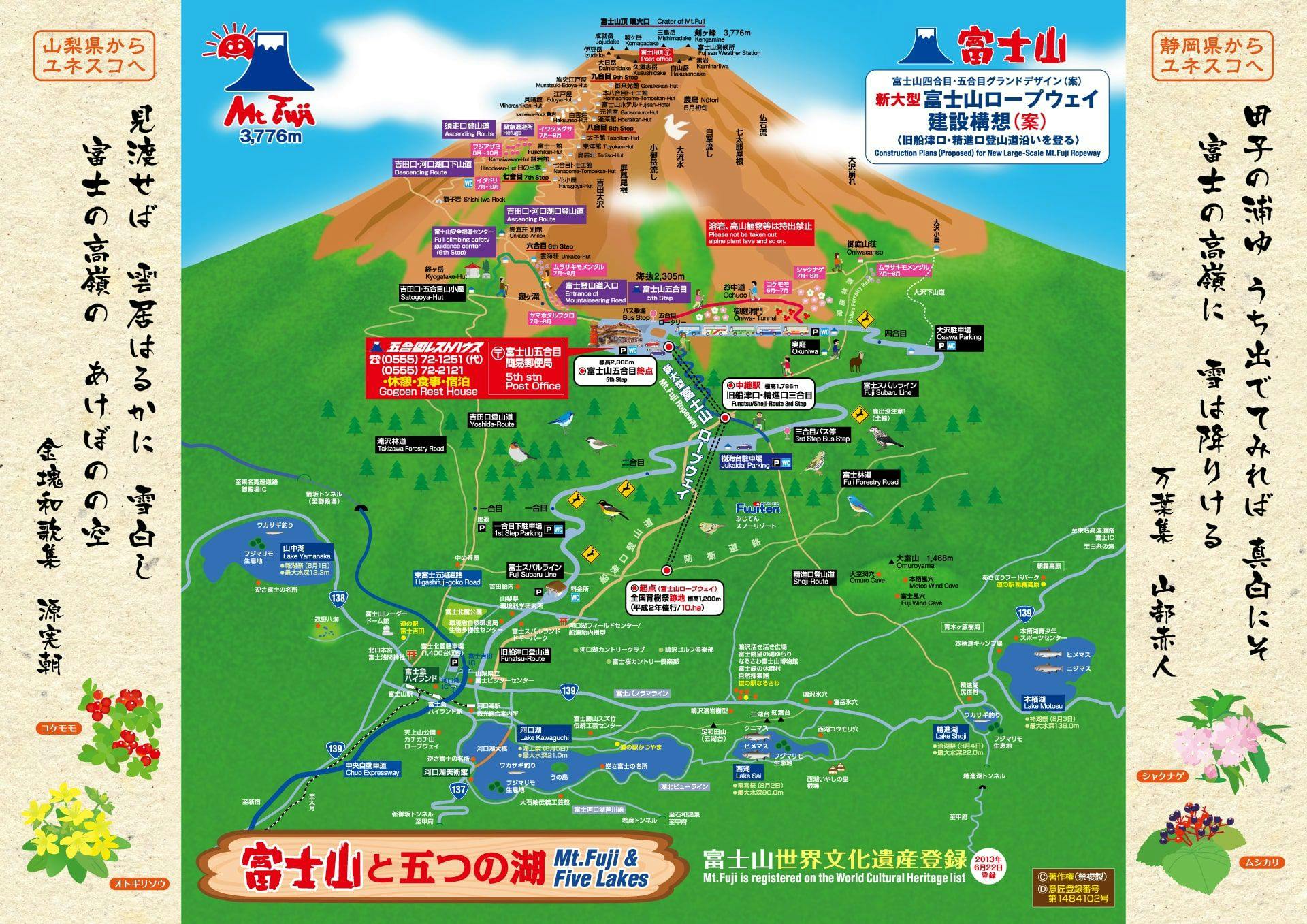 富士山ガイドマップ